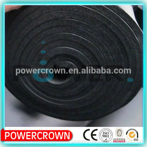 high quality low density sponge rubber roll without aluminum foil made in china